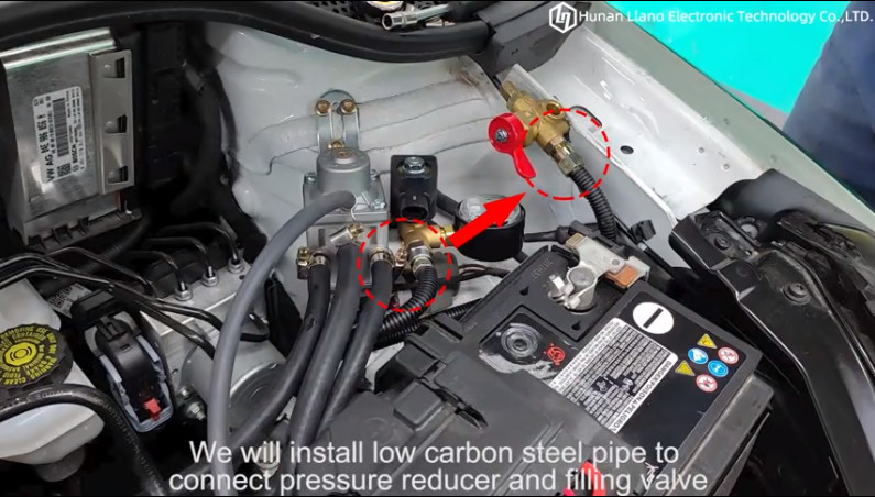 Latest company Cases about 3-4 تثبيت أنبوب فولاذي منخفض الكربون لربط مخفض الضغط وصمام التعبئة