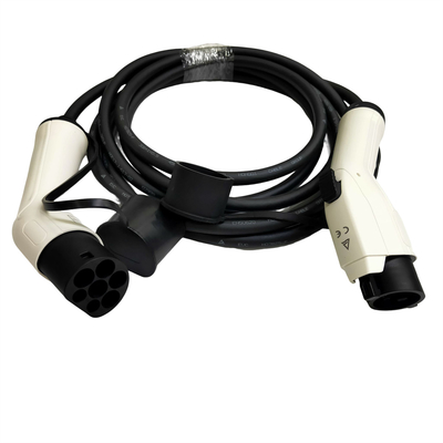 IEC62196 EV شاحن محمول 1 مرحلة 32A لتيار متردد 2 مقبس Schuko شحن التوصيل