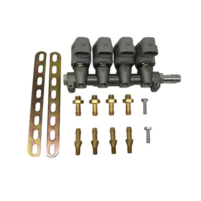 شراء ريل المحقن الرمادي للغاز المسال / الغاز المسال مع مقاومة 2 أوم اختبار مهني لسيارات الغاز المسال أو الغاز المسال بأربع ضربات online manufacture