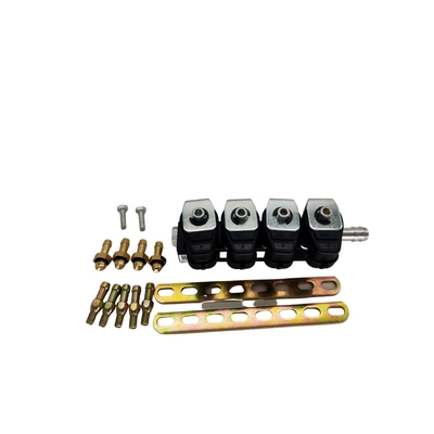 3 Ohm LN-LIG1S LPG CNG Rail حاقن لأربعة أسطوانات مجموعة تحويل GPL GNV