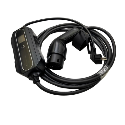 IEC62196 Standard Plug In EV شاحن محمول 1 Phase AC 16A قابل للتعديل 3.5kw