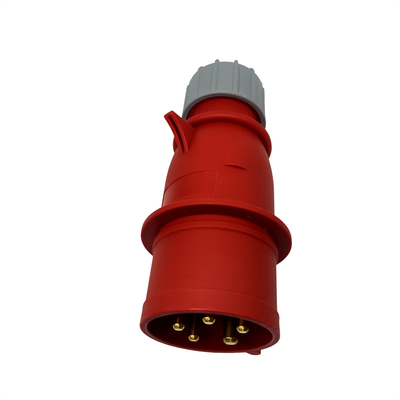 LLANO مقاوم للماء 380V-415V CEE شحن المكونات 5 دبوس 7KW مع موصل أحمر