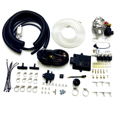CNG LPG Cars Multipoint Conversion Kits مع 48 Pin ECU IG1 حاقن سكة AT12 مخفض