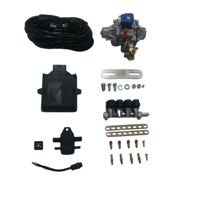أطقم تحويل CNG صغيرة مع 48 دبوس ECU 4 أسطوانات حاقن السكك الحديدية للسيارات CNG GNV
