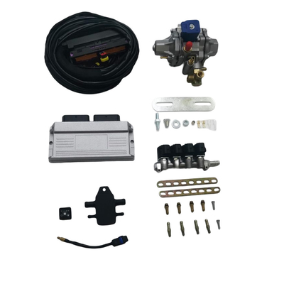 4 حاقن اسطوانة السكك الحديدية 56 دبوس ECU CNG مجموعات تحويل لمعدات الغاز الطبيعي للسيارات GNV