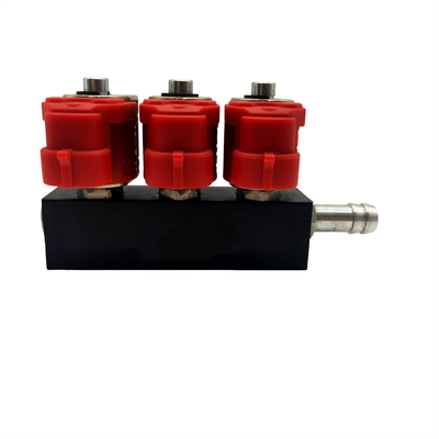 أحمر 2 أوم / 3 أوم 3 سلندر LN-VTK03 لسكك حاقن مشترك CNG / LPG
