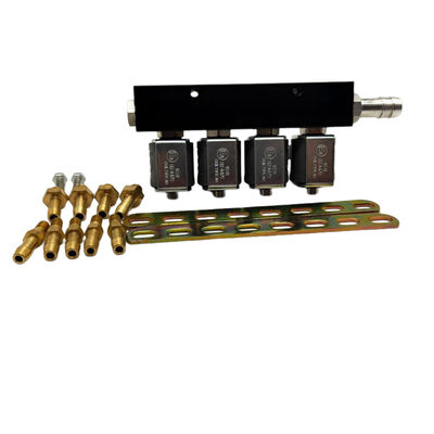 3 أوم محرك الحزام السكك الحديدية للسيارات ذات 4 أسطوانات سوداء CNG أو LPG