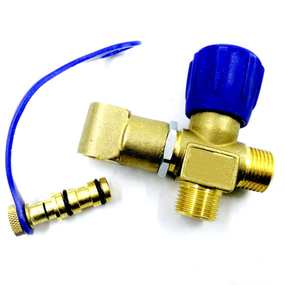 CNG Manual Filling Valve سيارة Gas Valve لمجموعة تحويل أوتوجاز