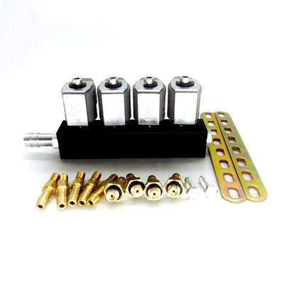 أوتوجاز Injection 3 Ohm 4 Cyl LPG CNG حاقن Rail ISO9001 للمركبات