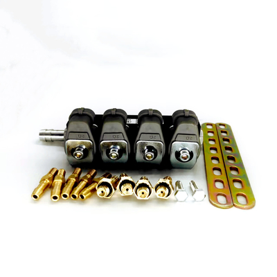 أوتوجاز Injection 3 Ohm 4 Cyl LPG CNG حاقن Rail ISO9001 للمركبات