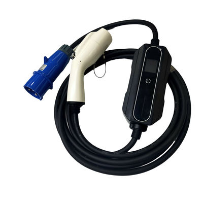 Good price 32A 7KW قابل للتعديل GB / T20234 AC EV شاحن محمول للنوع القياسي الدولي 2 الانترنت